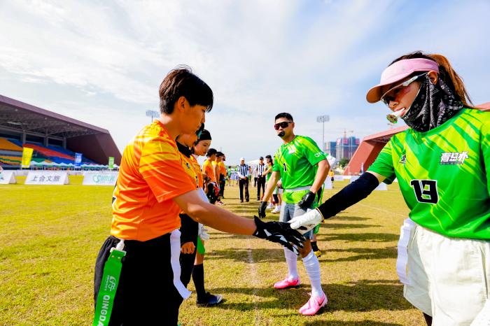 胶州市体育中心拉开帷幕，青岛站中国时尚体育