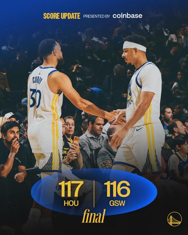 库里复出率队狂追15分 火箭准绝杀杜兰特首秀